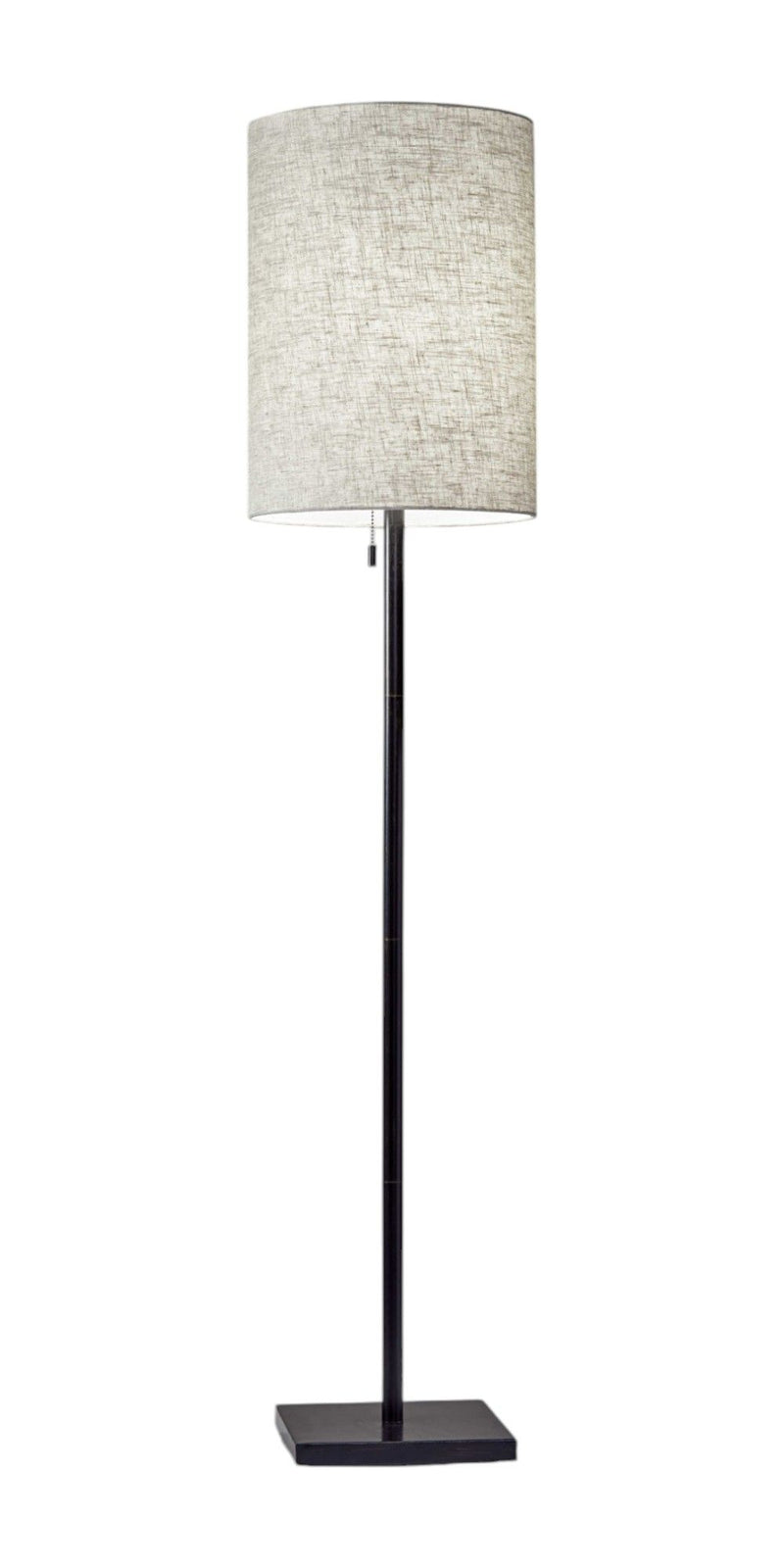 Floor Lamp Classic Silhouette - Dark Bronze / Beige