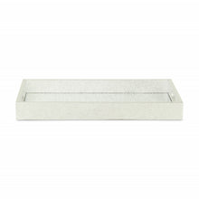 Load image into Gallery viewer, 16" Rectangular Wood Handmade Tray With Handles - Silver

