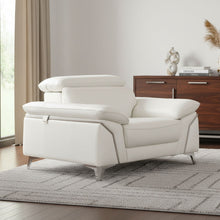 Load image into Gallery viewer, Fashionable Leather Chair - White
