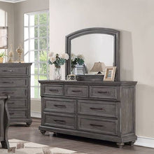 Load image into Gallery viewer, 1 Piece Dresser With Handles And Unique Round Legs - Antique Gray
