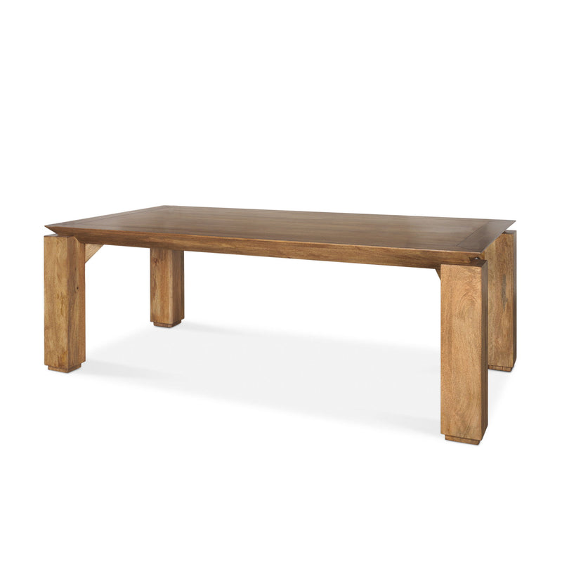 Solid Wood Dining Table (727878) - Brown