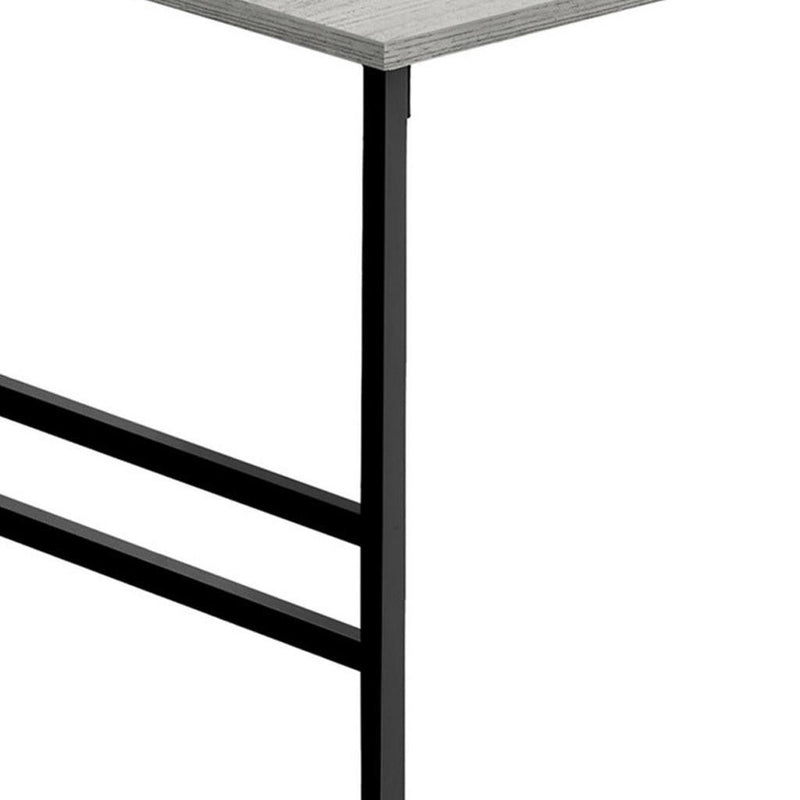 Metal Coffee Table (489943) - Gray And Black