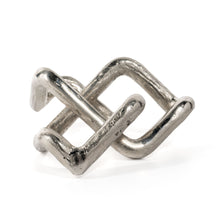 Load image into Gallery viewer, Geometric Knot Tabletop Sculpture - Silver
