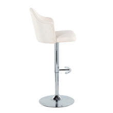 Load image into Gallery viewer, Ahoy - Contemporary Adjustable Barstool With Swivel With Rounded T Footrest (Set of 2)
