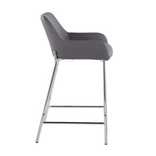 Load image into Gallery viewer, Daniella - Stylish Contemporary Fixed Height Counter Stool (Set of 2)
