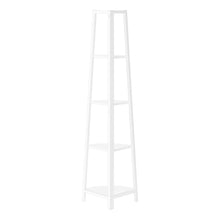 Load image into Gallery viewer, Four Tier Corner Bookcase (489785) - White
