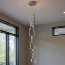 Load image into Gallery viewer, Metal LED Dimmable Smart Enabled Chandelier - Gold / Silver

