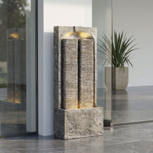 Load image into Gallery viewer, Modern Outdoor Water Fountain With LED Lights
