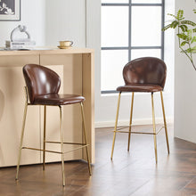 Load image into Gallery viewer, Kira - Upholstered Bar Stool (Set of 2)
