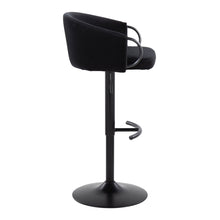 Load image into Gallery viewer, Claire - Contemporary Adjustable Barstool With Swivel With Rounded T Footrest (Set of 2)
