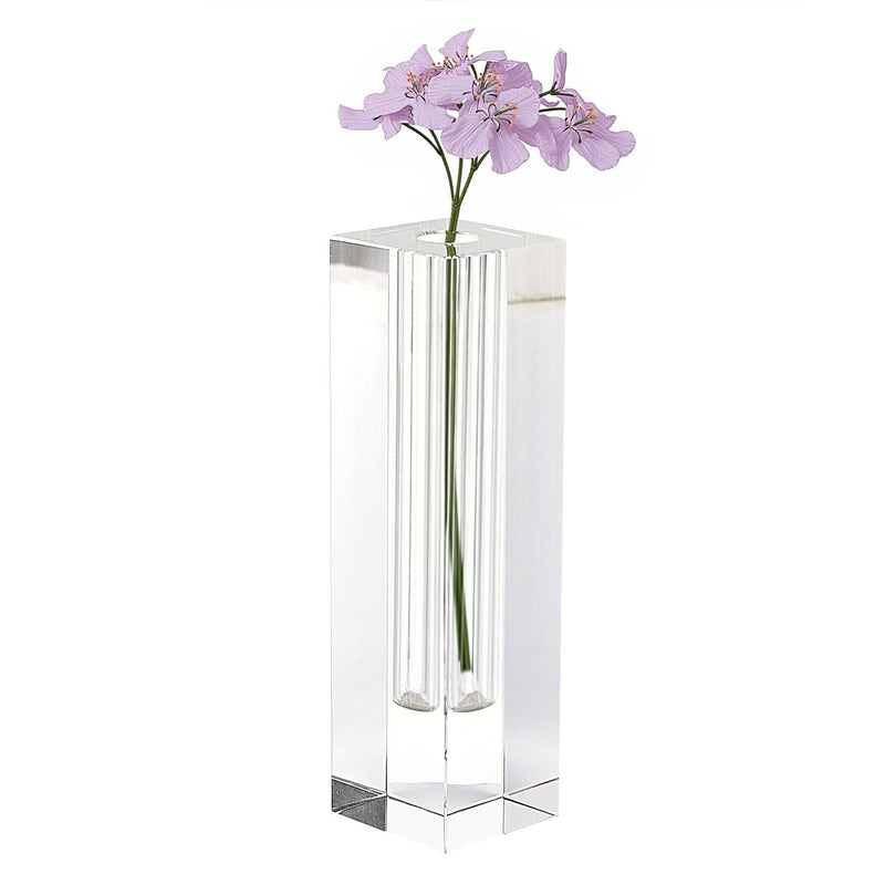 Square Free Table Vase - Clear