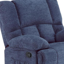 Load image into Gallery viewer, Polyester Blend Manual Recliner (718702) - Blue
