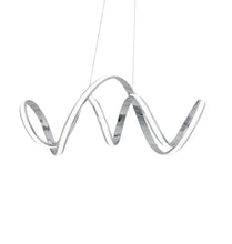Load image into Gallery viewer, 14" Metal LED Dimmable Chandelier - Silver
