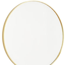 Load image into Gallery viewer, 24" Metal Round Framed Bathroom Vanity Mirror - Gold
