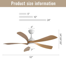 Load image into Gallery viewer, Ceiling Fan &amp; DC Motor And Integrated Light
