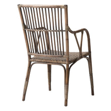 Load image into Gallery viewer, Rattan Slat Back Dining Arm Chairs (Set of 2) - Natural
