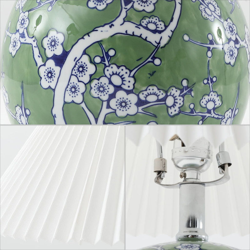 Novelty Table Lamp LED With Cone Shade - Green