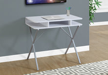 Load image into Gallery viewer, Computer Desk For Home Office, Laptop, Storage Shelves, Modern Convenient Design - White
