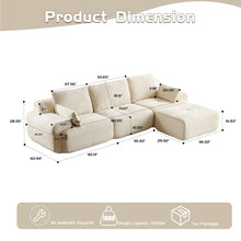 Load image into Gallery viewer, Compressed Sofa, Large Sectional Couches For Living Room
