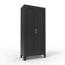 Load image into Gallery viewer, Shapely Doors Cabinet, Metal Storage Cabinet With Doors And Adjustable Shelves
