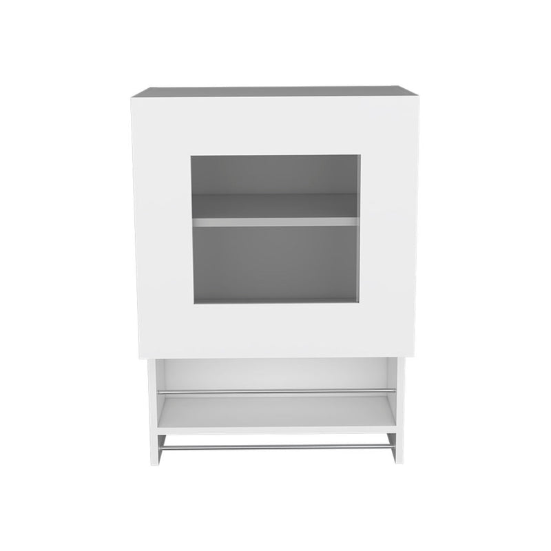 Wall mounted Accent Cabinet With One Shelf - White