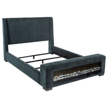 Load image into Gallery viewer, Sebastian - Upholstered Bed With Built-In Flame Visualizer And Bluetooth Speaker
