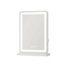 Load image into Gallery viewer, 18" Lighted Freestanding Frameless Makeup Shaving Tabletop Mirror - Clear
