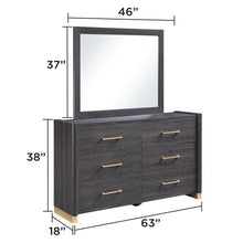Load image into Gallery viewer, Clifton - Framed Dresser Mirror (Dresser Not Included) - Espresso
