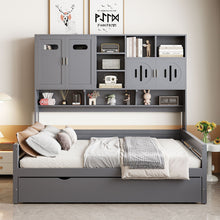Load image into Gallery viewer, Daybed With All-In-One Cabinet And Shelf
