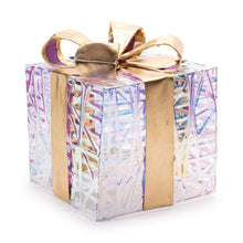 Load image into Gallery viewer, Decorative Boxes With LED (Set of 3) - Clear / Gold
