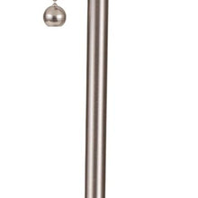 Load image into Gallery viewer, Metal Candlestick Table Lamp With White Classic Drum Shade - Silver
