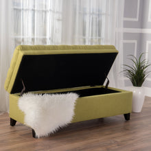 Load image into Gallery viewer, Juliana - Storage Ottoman With Birch Legs
