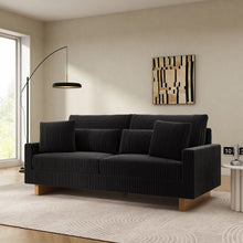 Load image into Gallery viewer, Modern Loveseat Sofa With 4 Pillows
