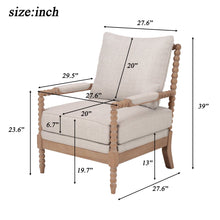 Load image into Gallery viewer, Upholstered Living Room Accent Chair
