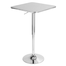 Load image into Gallery viewer, Ale - 3 Piece Bar Set Bistro Square Contemporary Adjustable Oval Footrest
