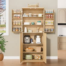 Load image into Gallery viewer, Kitchen Pantry Cabinet With 6 Doors
