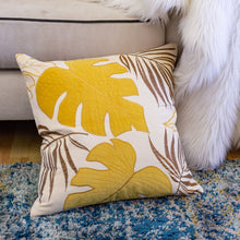 Load image into Gallery viewer, Autumn Vibes Leaf Accent Pillow
