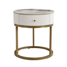 Load image into Gallery viewer, Modern Round Table With Drawers
