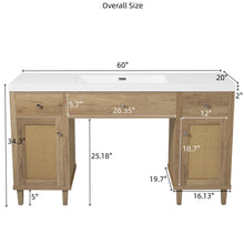 Load image into Gallery viewer, Bathroom Vanity With Sink, Spacious Storage Cabinet
