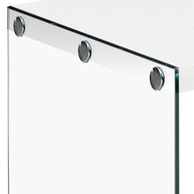 Load image into Gallery viewer, Glass Coffee Table - White And Clear
