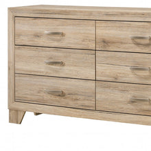 Load image into Gallery viewer, Six Drawer Double Dresser - Natural Brown
