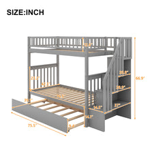 Load image into Gallery viewer, Bunk Bed With Staircase
