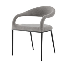 Load image into Gallery viewer, Polyester Open Back Dining Arm Chairs (Set of 2) - Gray
