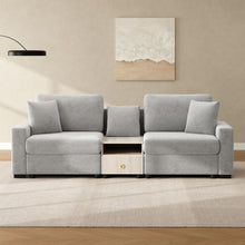 Load image into Gallery viewer, Modular Sofa Couch With Storage Armrest And Center Console
