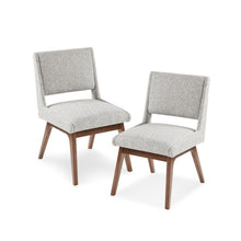 Load image into Gallery viewer, Boomerang - Dining Side Chair With Upholstered Cushions (Set of 2) - Light Gray

