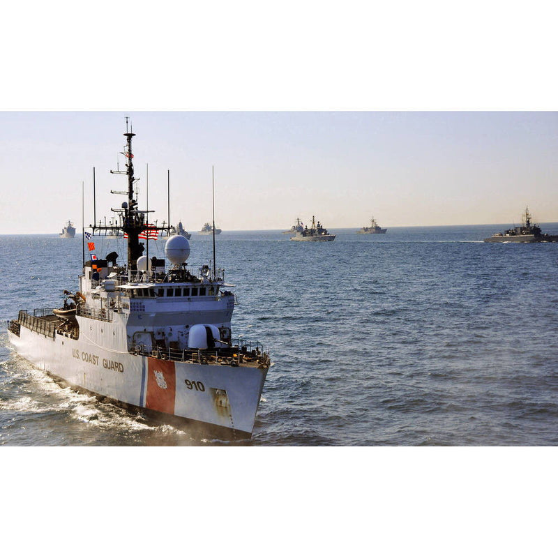 Hand Painted Model Boat (624512) - White