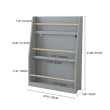 Load image into Gallery viewer, 3 Tier Book Shelf, Compact Storage For Bedrooms
