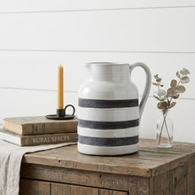 Load image into Gallery viewer, Cylinder Urns Jars (392203) - Blue / White
