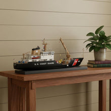 Load image into Gallery viewer, Hand Painted Model Boat (624431) - Black / White
