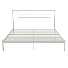 Load image into Gallery viewer, Praxis - King Bed With Simple Headboard - White

